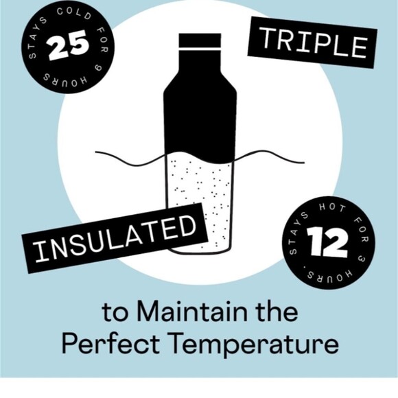 Corkcicle SNOWDRIFT canteen bottle 16oz thermos - Picture 5 of 8